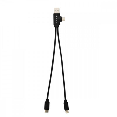 Dual Connect Recycled Multi-Charge Cable
