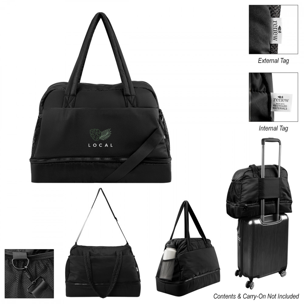 Kyle rPET Duffel Bag With Drop Bottom Kyle rPET Duffel Bag With Drop Bottom