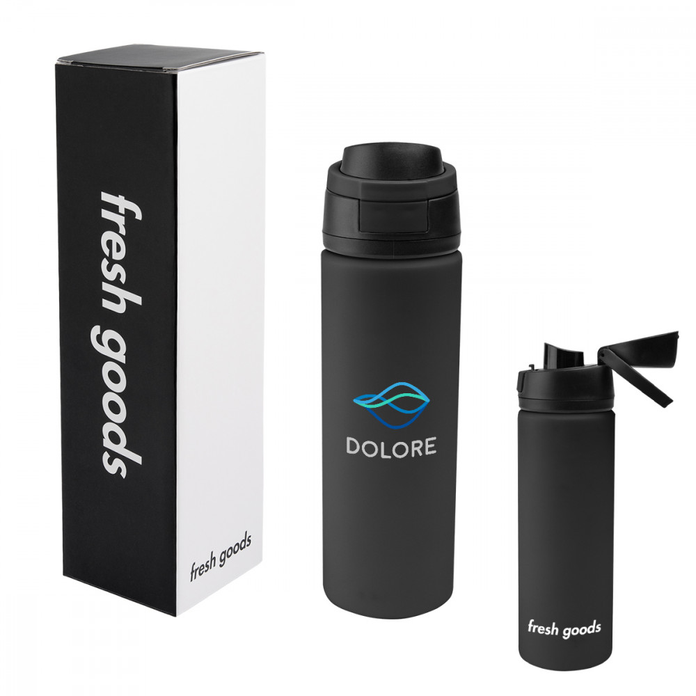 Fresh Goods 24 Oz. Pop Sip Recycled Stainless Steel Bottle Fresh Goods 24 Oz. Pop Sip Recycled Stainless Steel Bottle