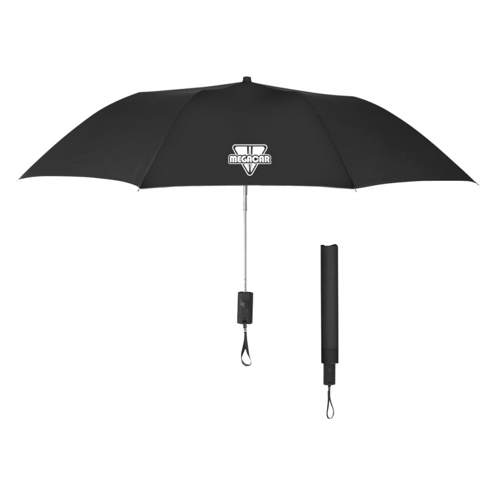 44" Arc Automatic Open Telescopic Folding Umbrella 44" Arc Automatic Open Telescopic Folding Umbrella
