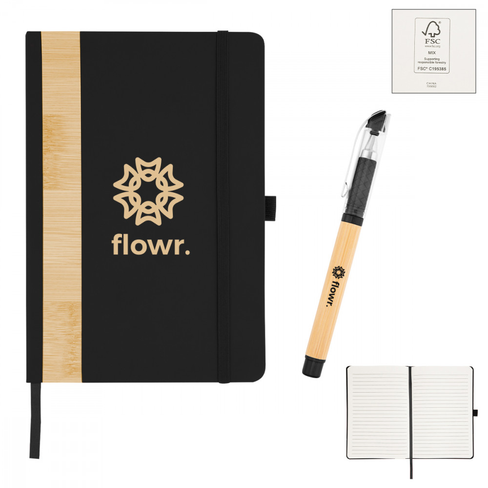 Verse Bamboo Journal With Pen