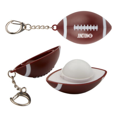 Football SPF15 Lip Moisturizer Keychain