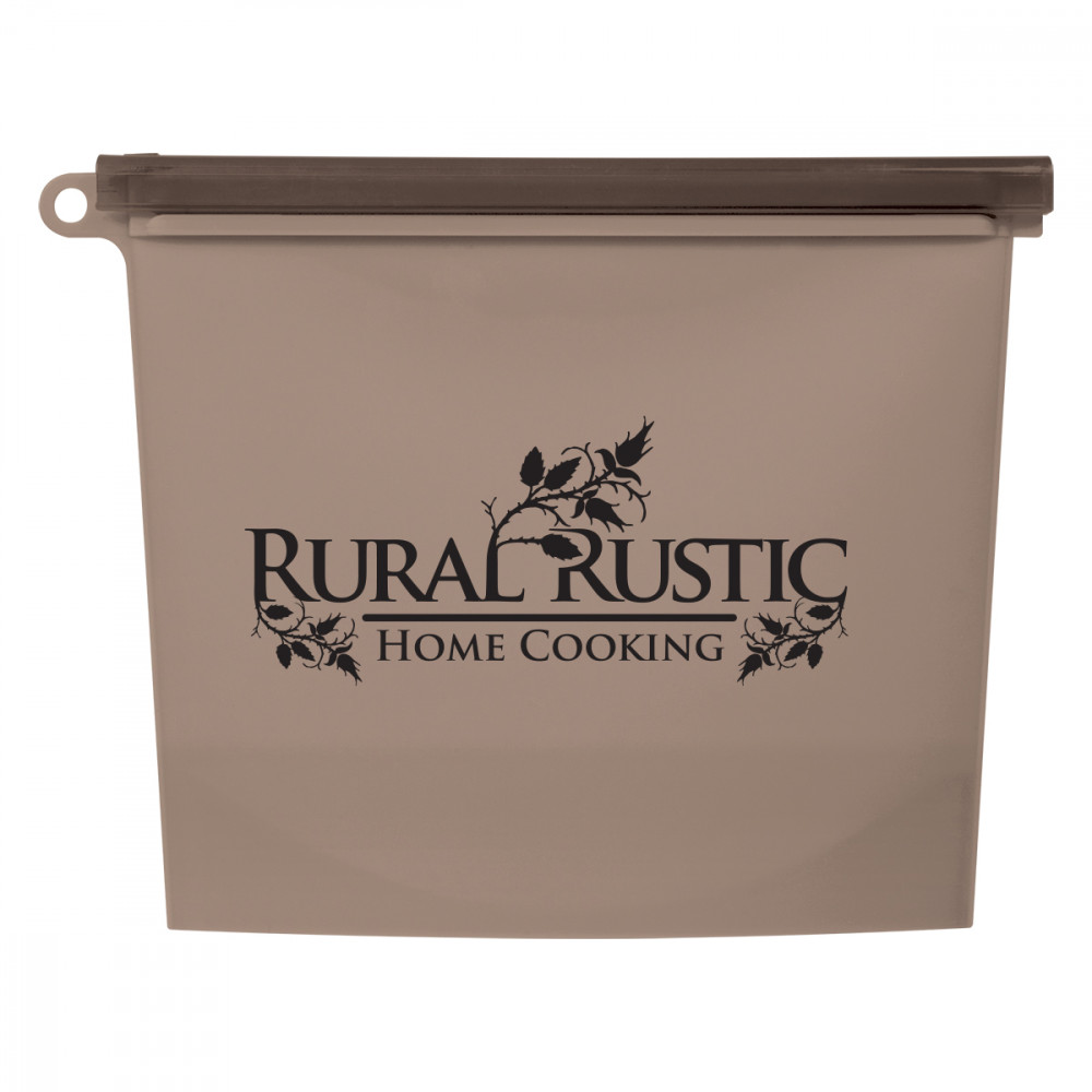 Reusable Food Bag With Plastic Slider Reusable Food Bag With Plastic Slider