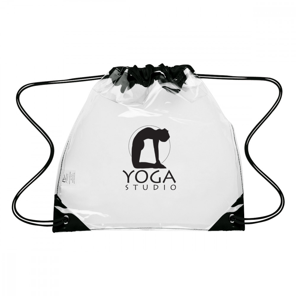 Touchdown Clear EVA Drawstring Backpack