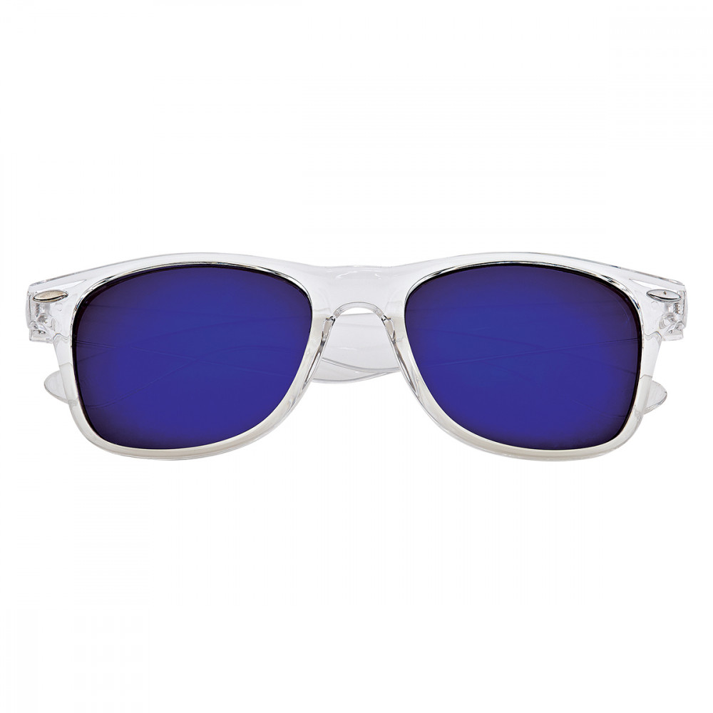 Crystalline Mirrored Malibu Sunglasses