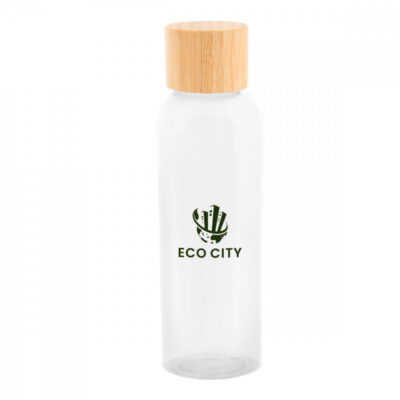Kelly rPET Bottle With Bamboo Lid