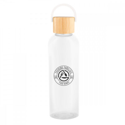 20 Oz. Ally rPET Bottle With Bamboo Lid And Easy Carry Handle
