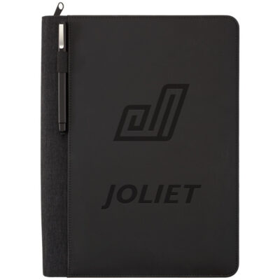 FSC® Mix Vienna Heathered Zippered Padfolio