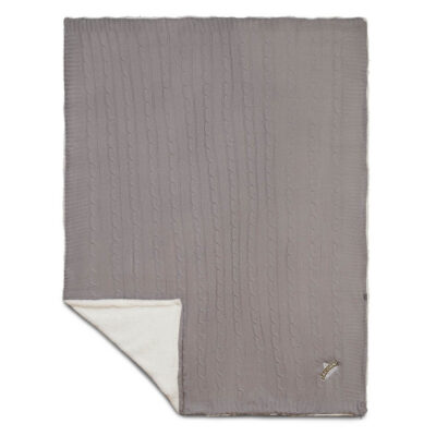Field & Co.® Cable Knit Sherpa Blanket