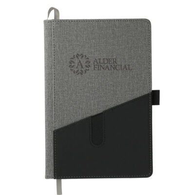 FSC® Mix 5.5" x 8.5" Siena Heathered Bound Journal