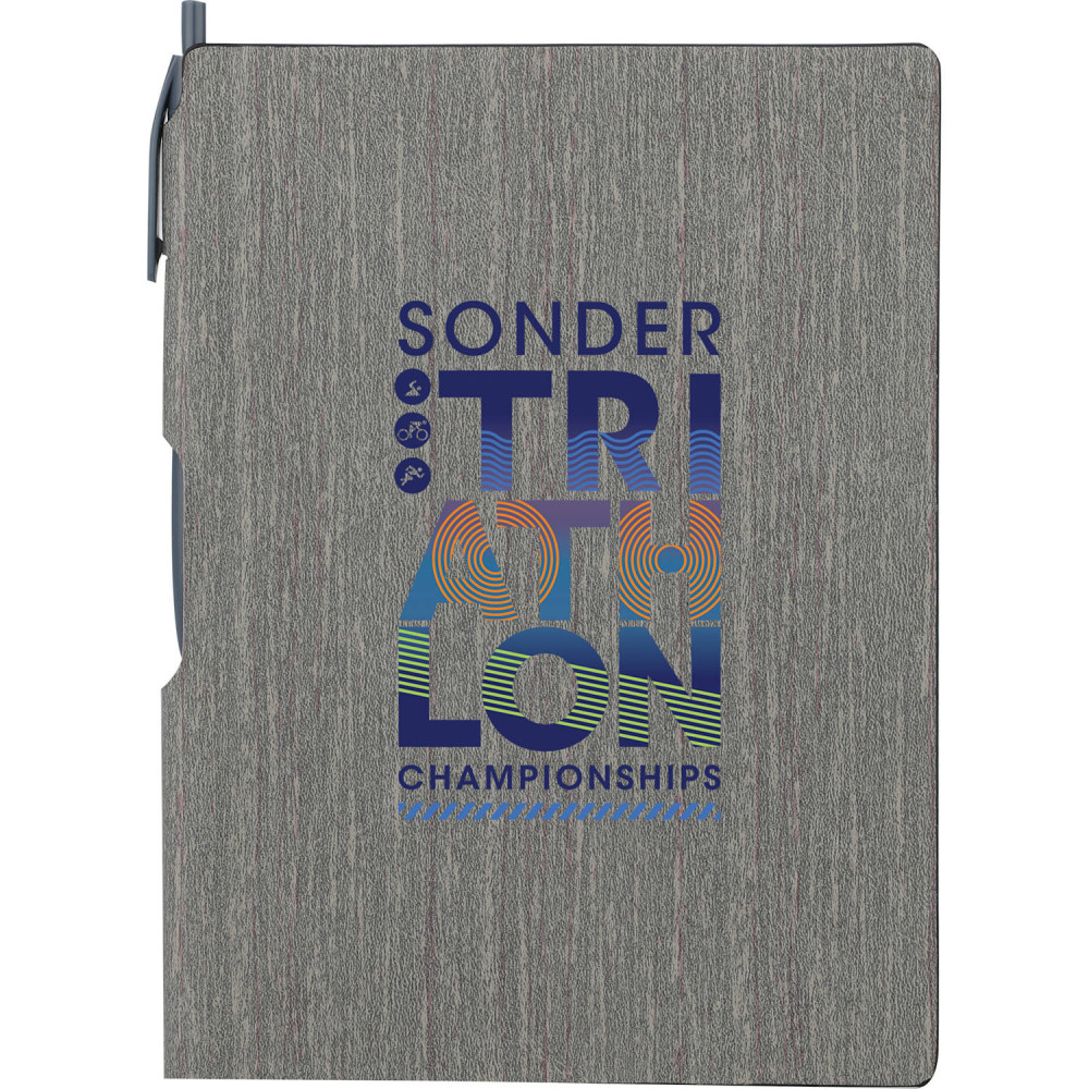 FSC® Mix 6" x 8.5" Bari Notebook with Pen FSC® Mix 6" x 8.5" Bari Notebook with Pen