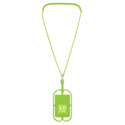 Silicone Lanyard with Phone Holder & Wallet