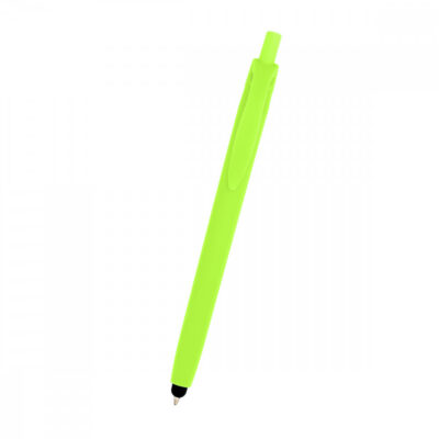 Zinnia Rubberized Pen With Stylus