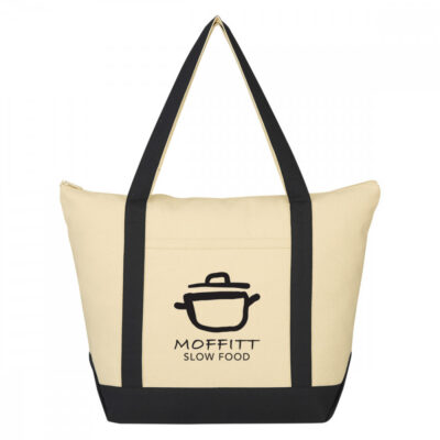 Folksy 12 Oz. Cotton Tote Bag
