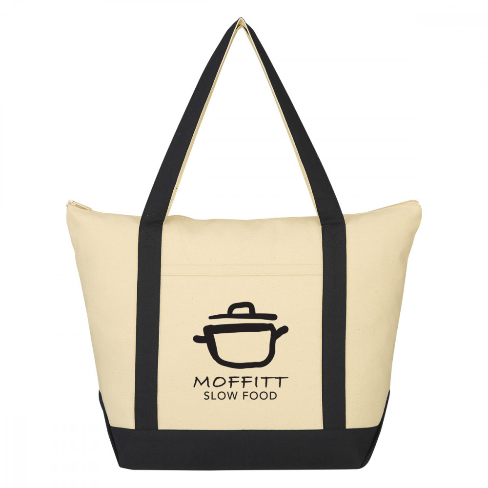 Folksy 12 Oz. Cotton Tote Bag