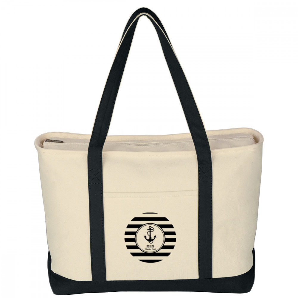 Large Starboard Cotton Canvas Tote Bag Large Starboard Cotton Canvas Tote Bag