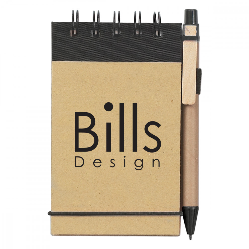 Eco-Inspired Spiral Jotter & Pen Eco-Inspired Spiral Jotter & Pen