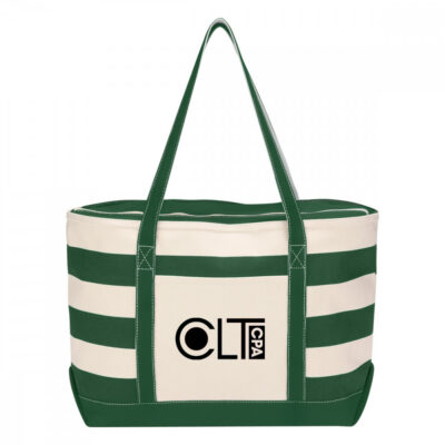 18 Oz. Cotton Canvas Nautical Tote Bag