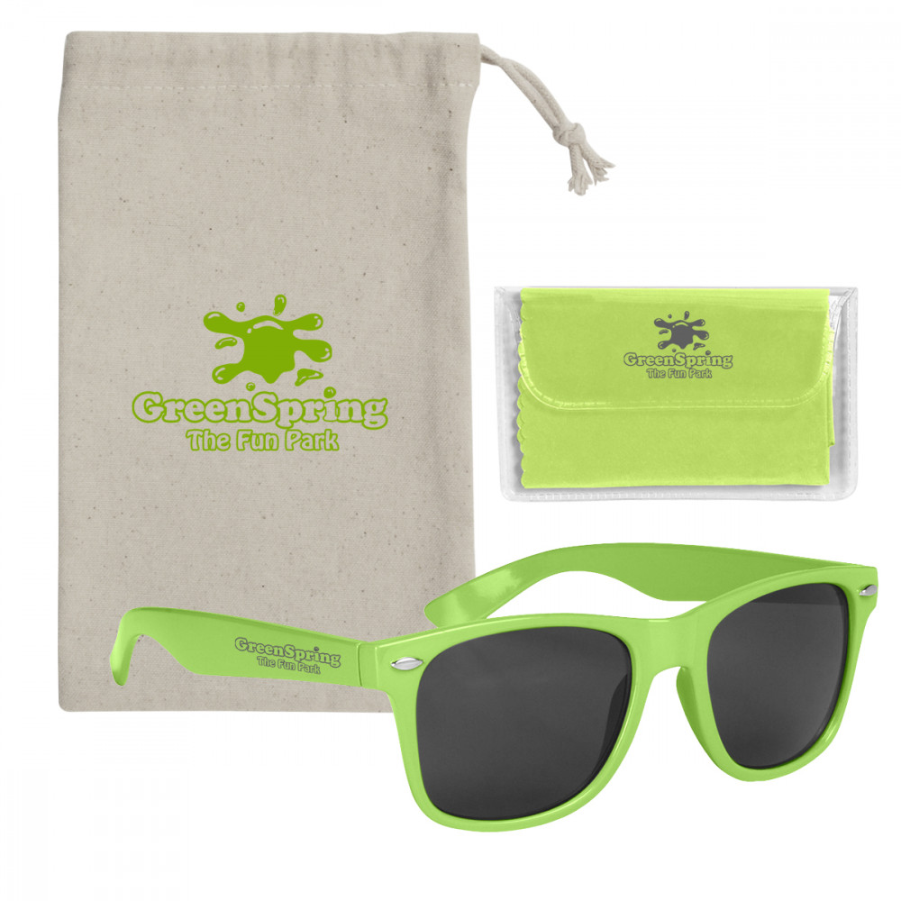Malibu Sunglasses With Microfiber Cloth and Pouch Malibu Sunglasses With Microfiber Cloth and Pouch