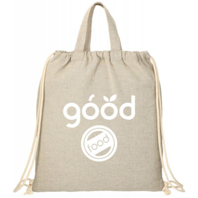 Recycled 5oz Cotton Drawstring Bag
