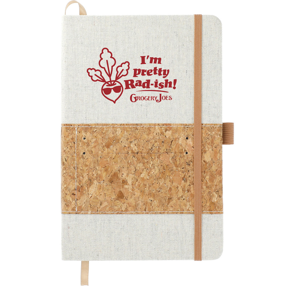 FSC® Mix 5.5" x 8.5" Recycled Cotton Cork Notebook FSC® Mix 5.5" x 8.5" Recycled Cotton Cork Notebook