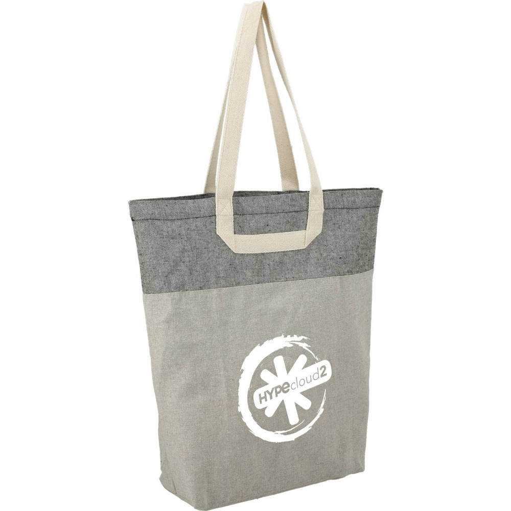 Recycled Cotton U-Handle Book Tote