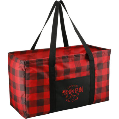 Buffalo Plaid Utility Tote