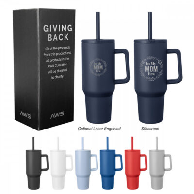 40 Oz. AWS Jackson Intrepid Stainless Steel Tumbler