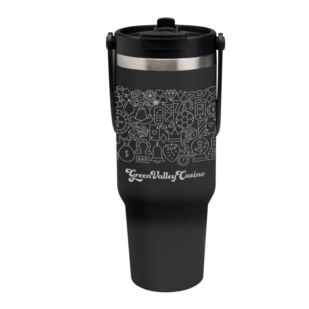 40 Oz. Full Laser Peak Intrepid Recycled Stainless Steel Tumbler 40 Oz. Full Laser Peak Intrepid Recycled Stainless Steel Tumbler