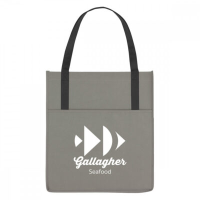 Non-Woven Shopper's Pocket Recycled Tote Bag
