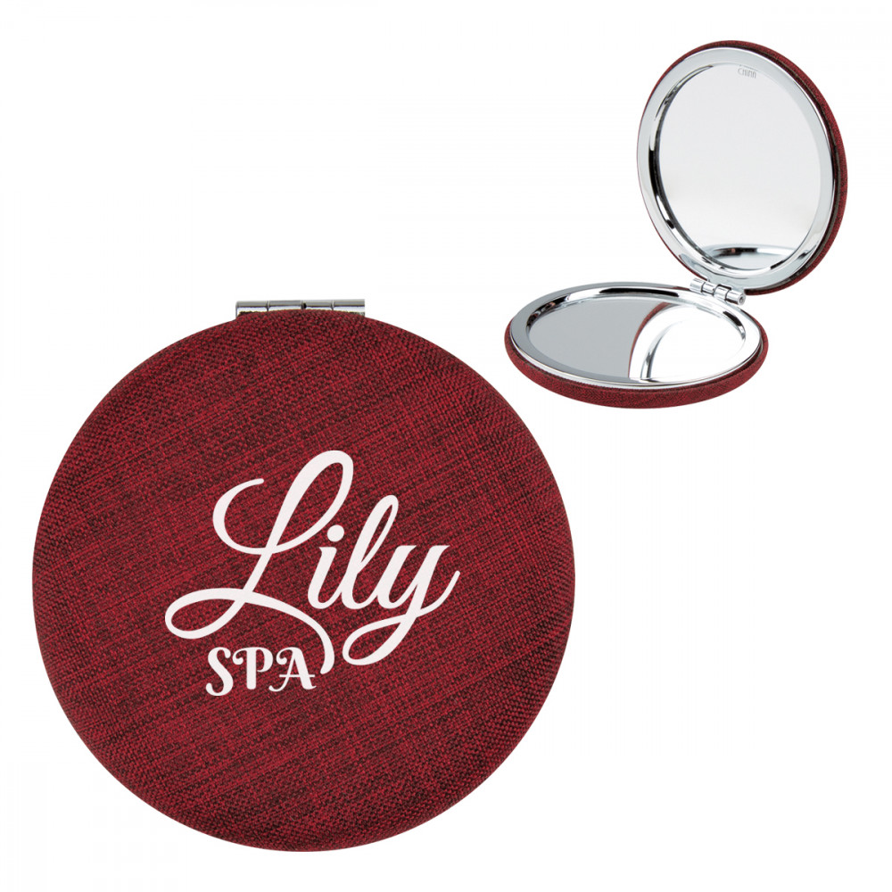 Arden Heathered Compact Mirror Arden Heathered Compact Mirror