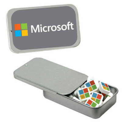 Slider Tin with Printed Mints