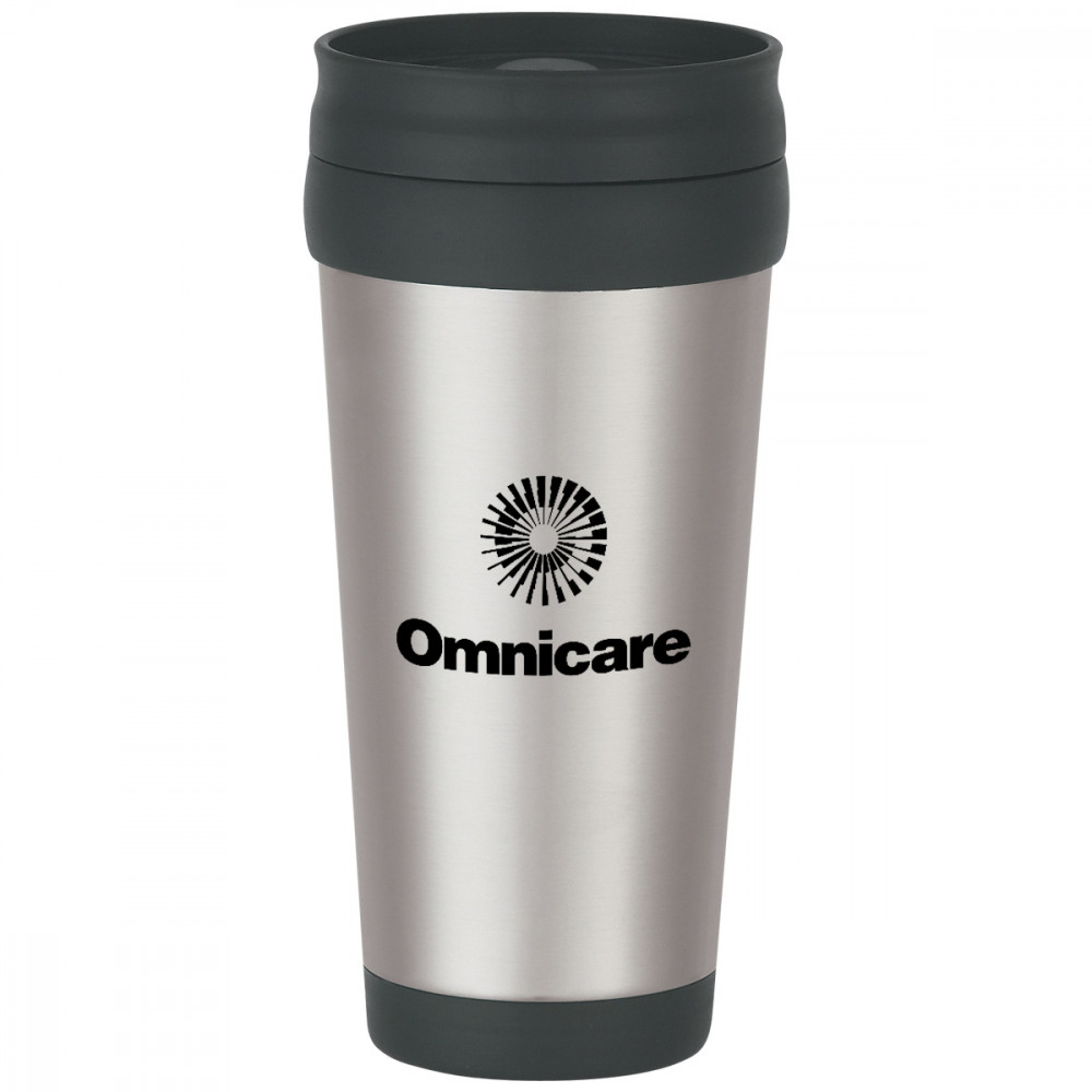 16 Oz. Stainless Steel Slide Action Travel Tumbler 16 Oz. Stainless Steel Slide Action Travel Tumbler