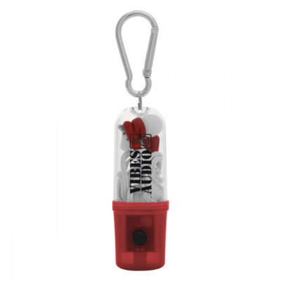 Earbuds With Flashlight Case