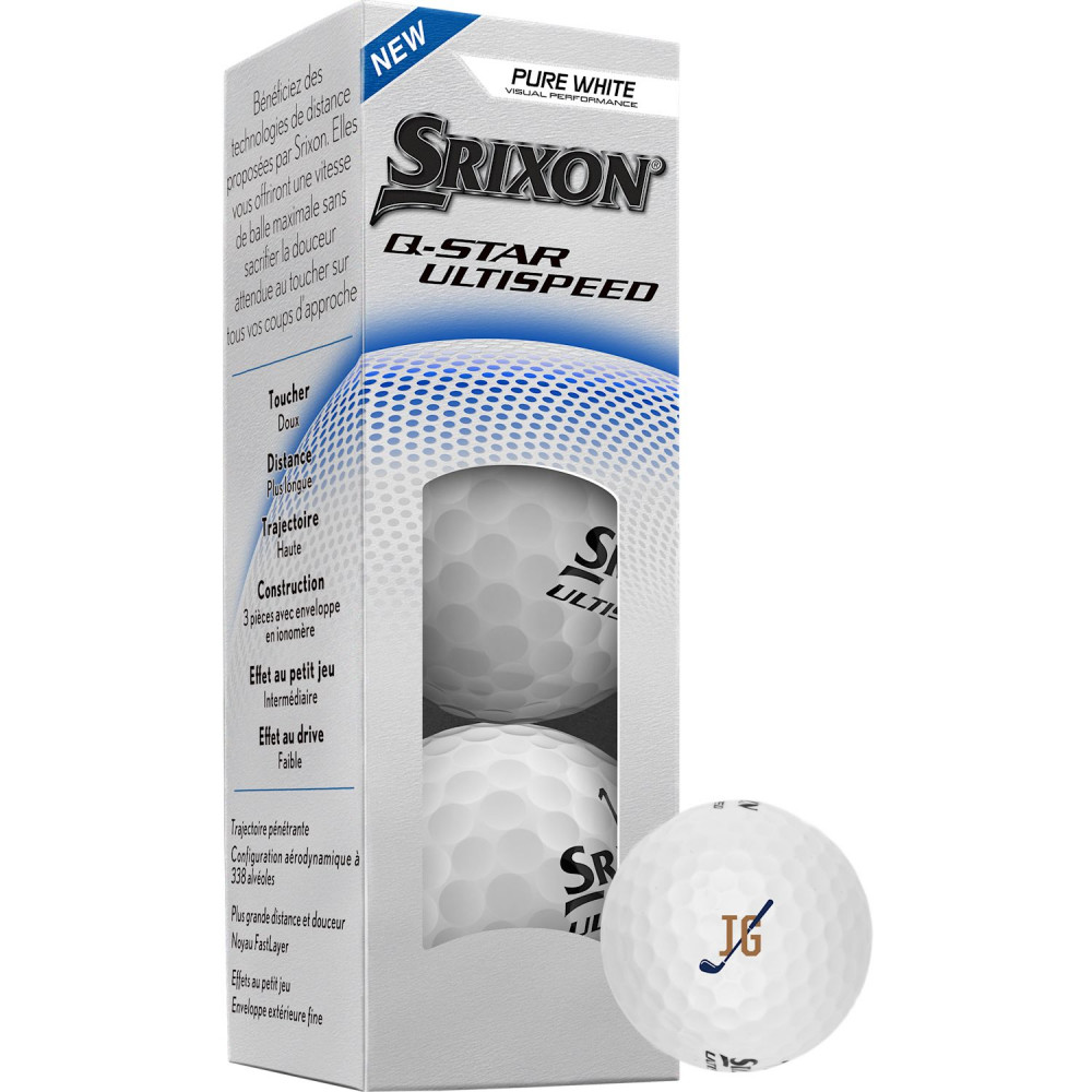 Srixon Q-STAR ULTISPEED Golf Balls - 3 Pack