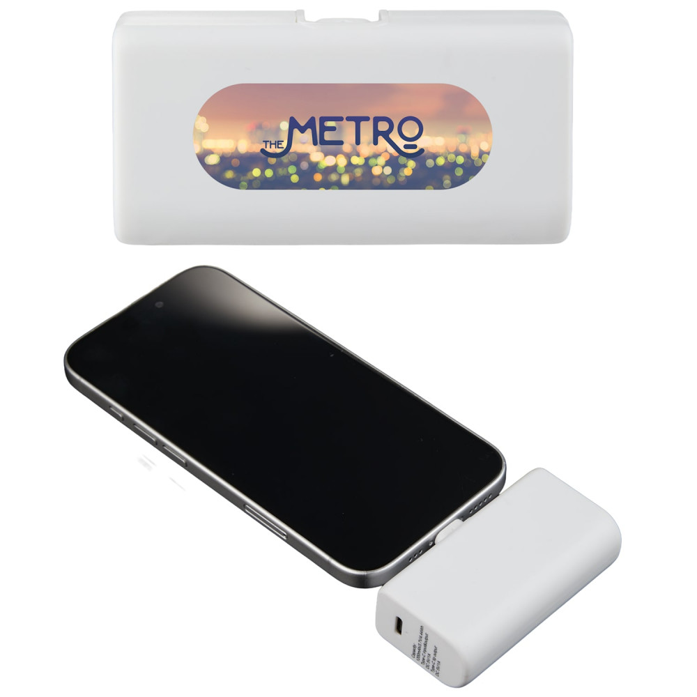 Stay Powered 1200 mAh Power Bank with Type-C Tip Stay Powered 1200 mAh Power Bank with Type-C Tip