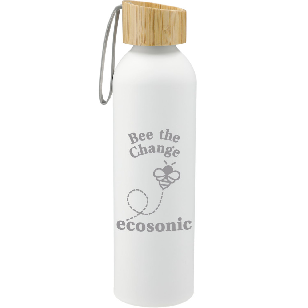 Ryze Aluminum Bottle 22 oz w/ FSC® 100% Bamboo Lid