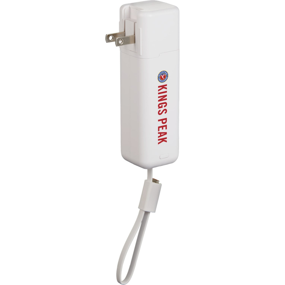ETL Listed 5000 mAh 20W PD Power Bank with AC Plug