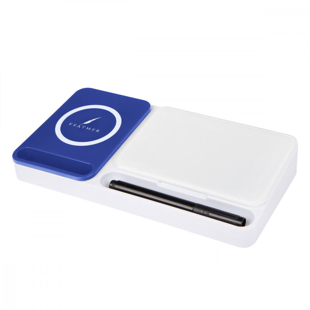 Desk Organizer With Wireless Charger & Dry Erase Board Desk Organizer With Wireless Charger & Dry Erase Board