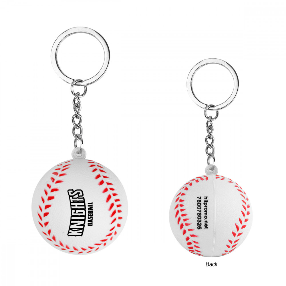 Baseball Stress Reliever Keychain
