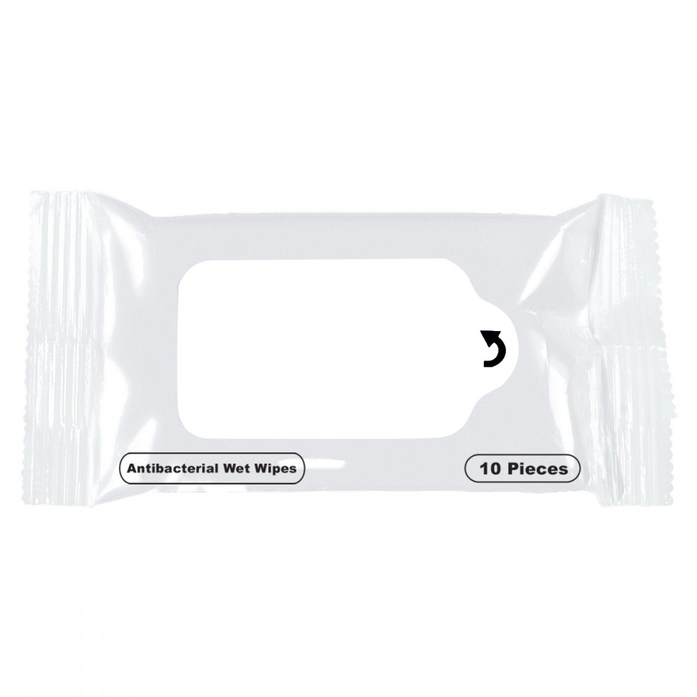 Antibacterial Wet Wipe Packet