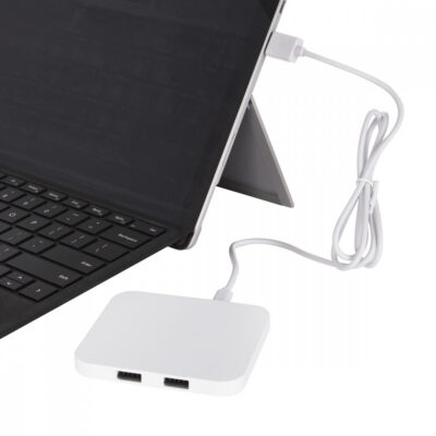 Power Up 2-Port USB Hub & Charging Pad 2.0