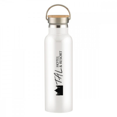 21 Oz. Tipton Recycled Stainless Steel Bottle With Bamboo Lid