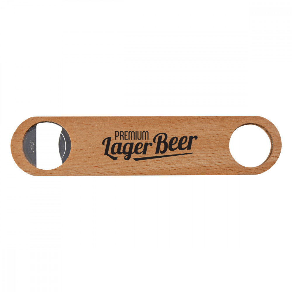 Large Wood Bottle Opener