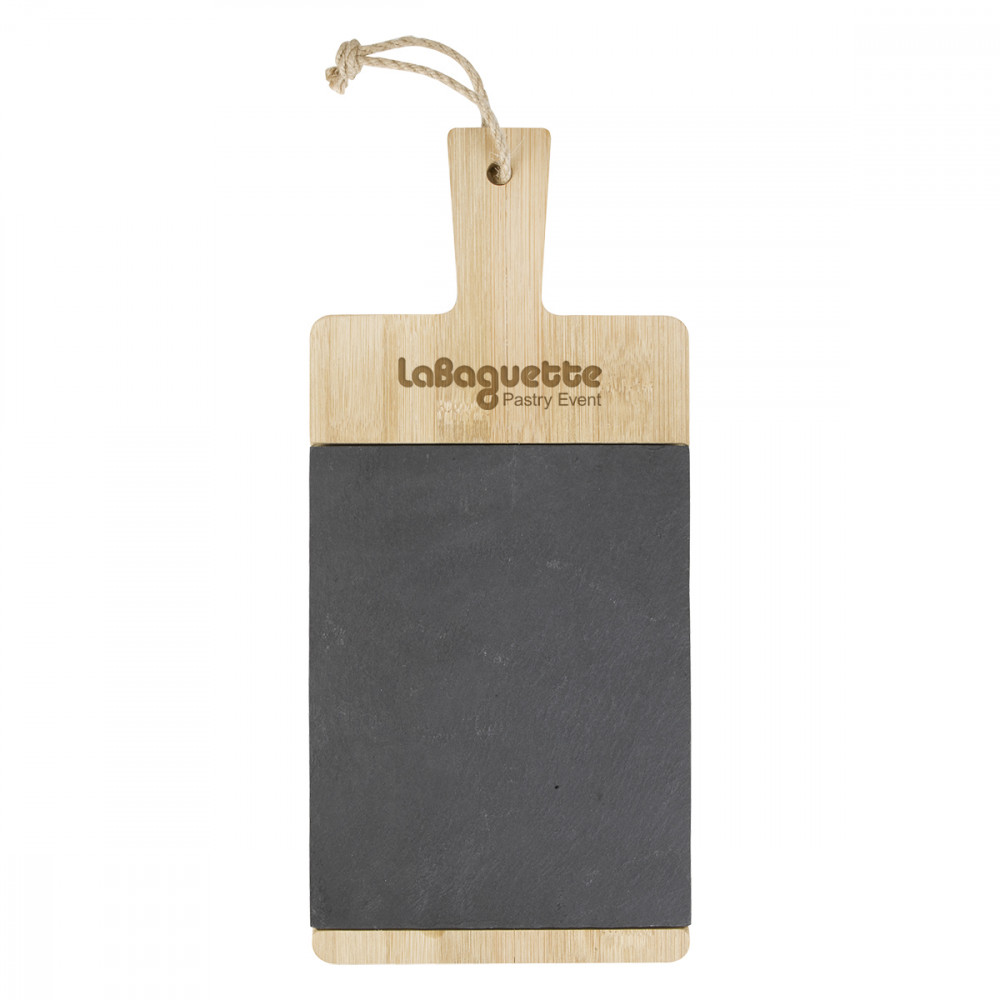 Bamboo & Slate Charcuterie Cutting Board