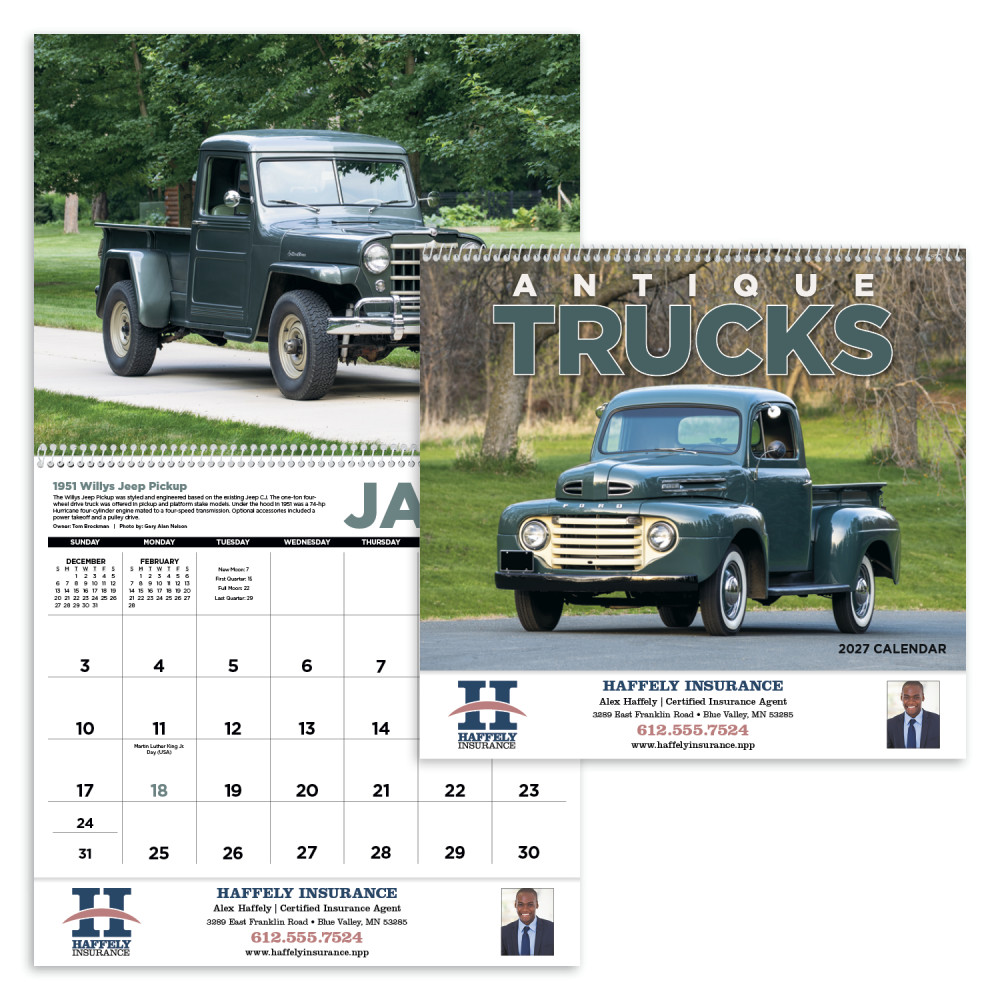 Triumph® Calendars Antique Trucks Calendar Triumph® Calendars Antique Trucks Calendar