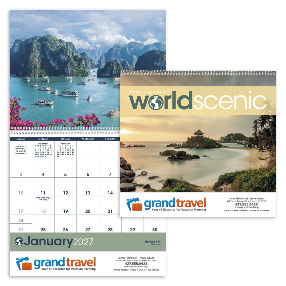 Triumph® Calendars World Scenic Calendar Triumph® Calendars World Scenic Calendar
