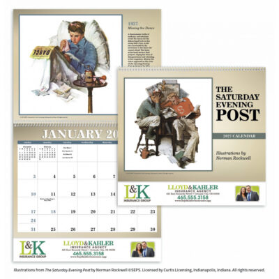 Triumph® Calendars The Saturday Evening Post Illustrations by Norman Rockwell Calendar
