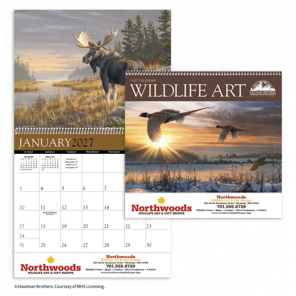 Triumph® Calendars Wildlife Art by the Hautman Brothers Calendar