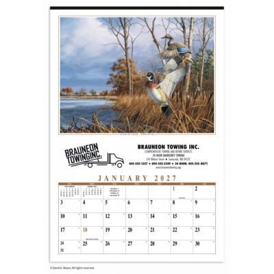 HotLine® Products Maass Wildfowl® Executive Calendar
